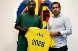 虎扑官网-官方：比利亚雷亚尔与尼古拉斯-佩佩续约至2028年