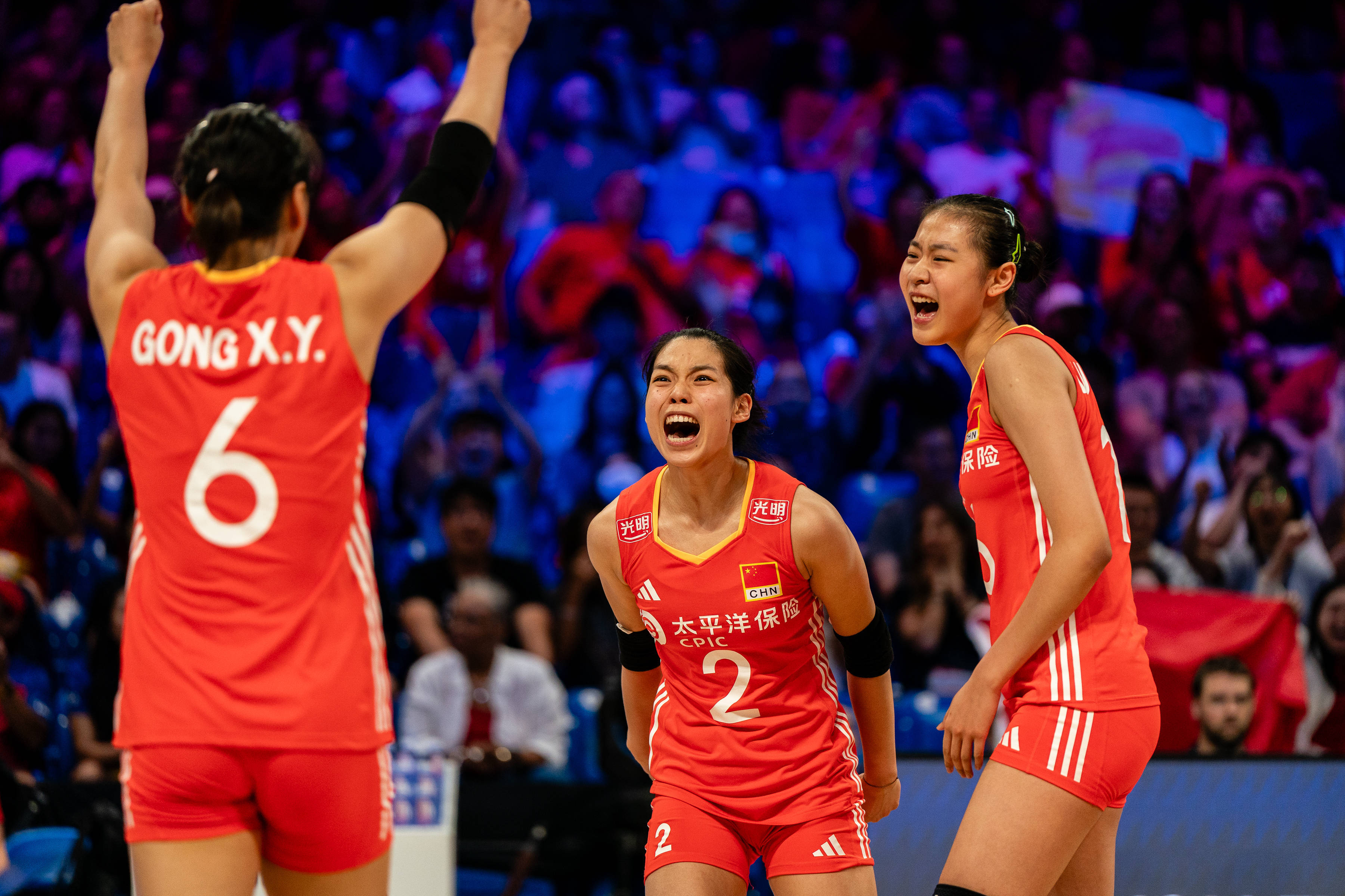 世界女排联赛（阿灵顿站）丨中国队胜德国队