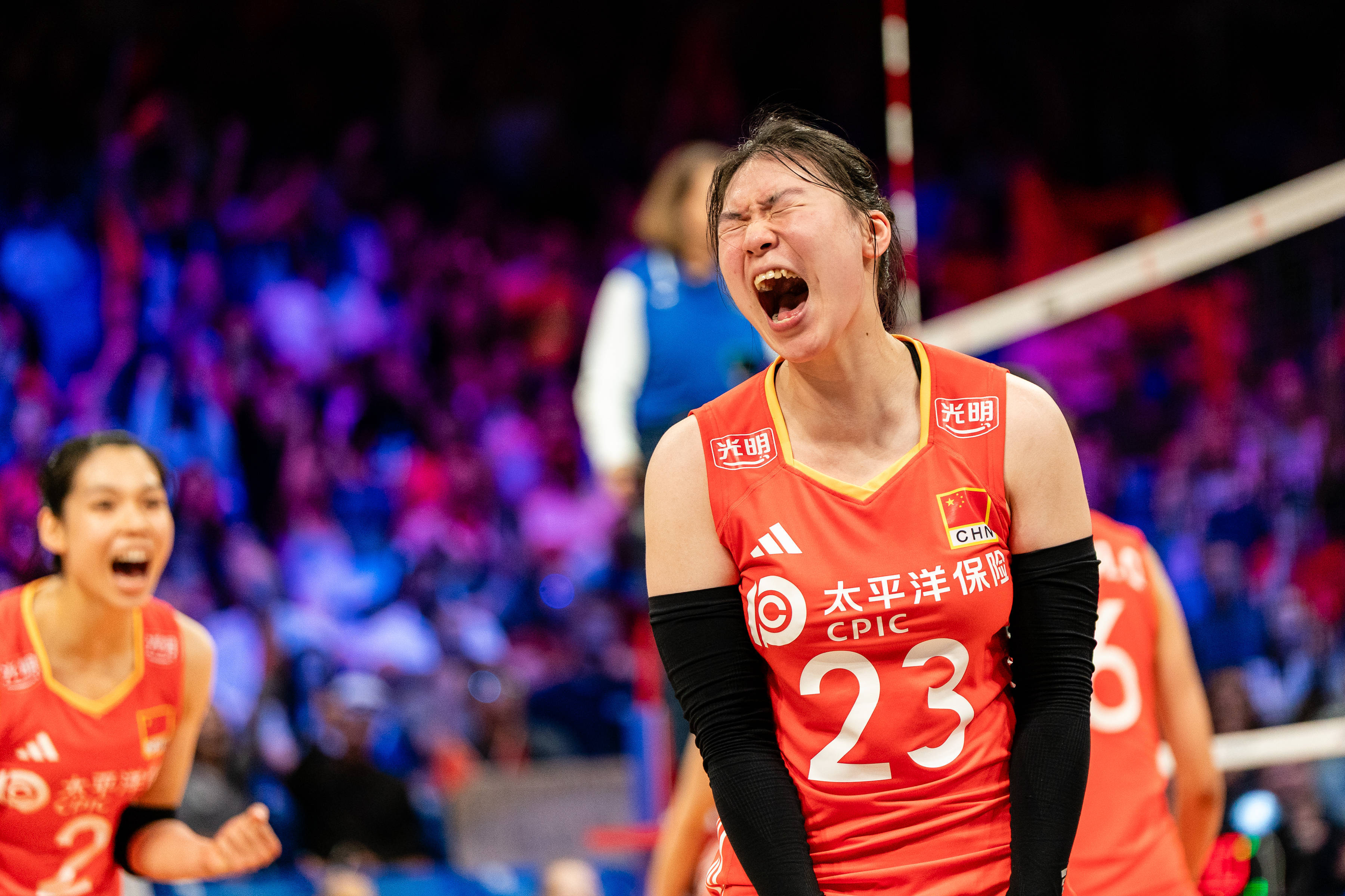 世界女排联赛（阿灵顿站）丨中国队胜德国队