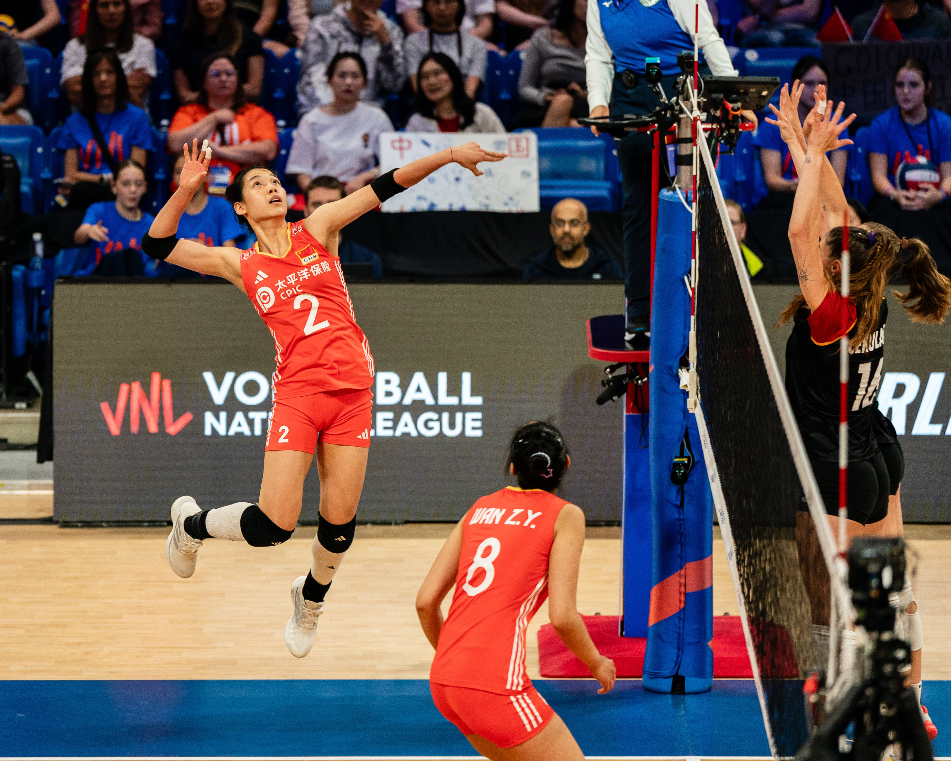 世界女排联赛（阿灵顿站）丨中国队胜德国队