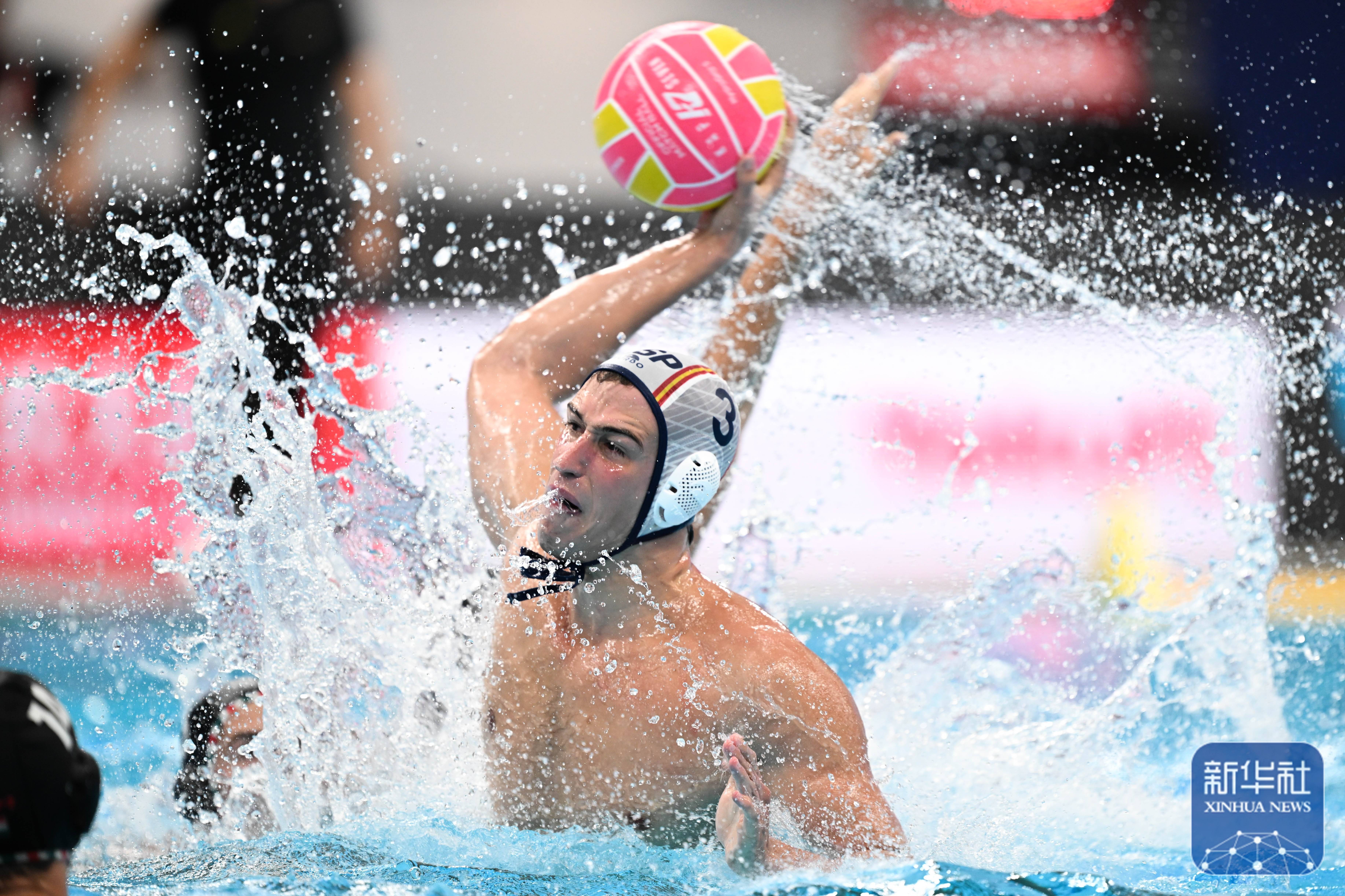 游泳世锦赛丨西班牙队获得男子水球冠军