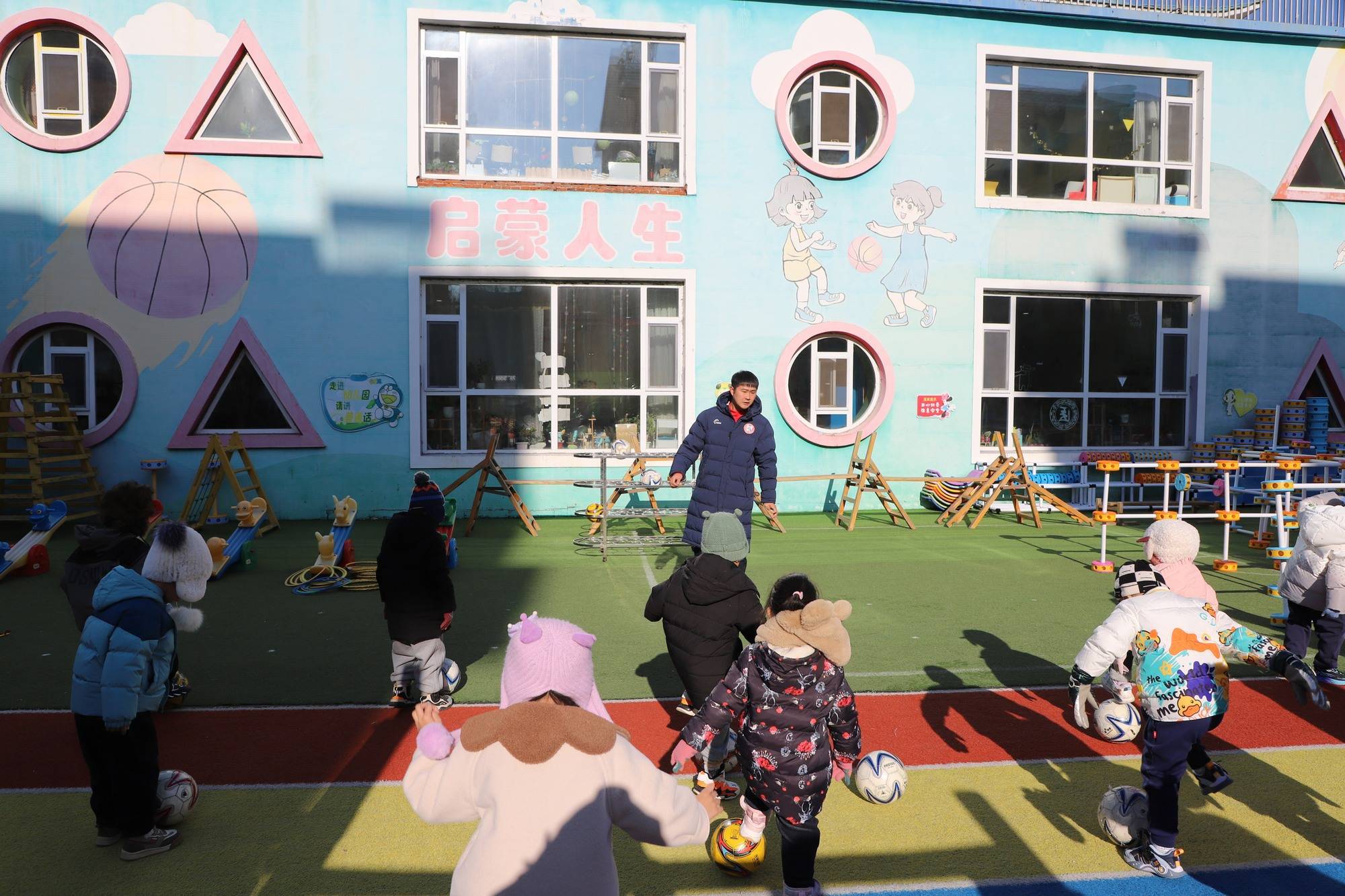 安图：教体融合润童心 足球启蒙乐成长